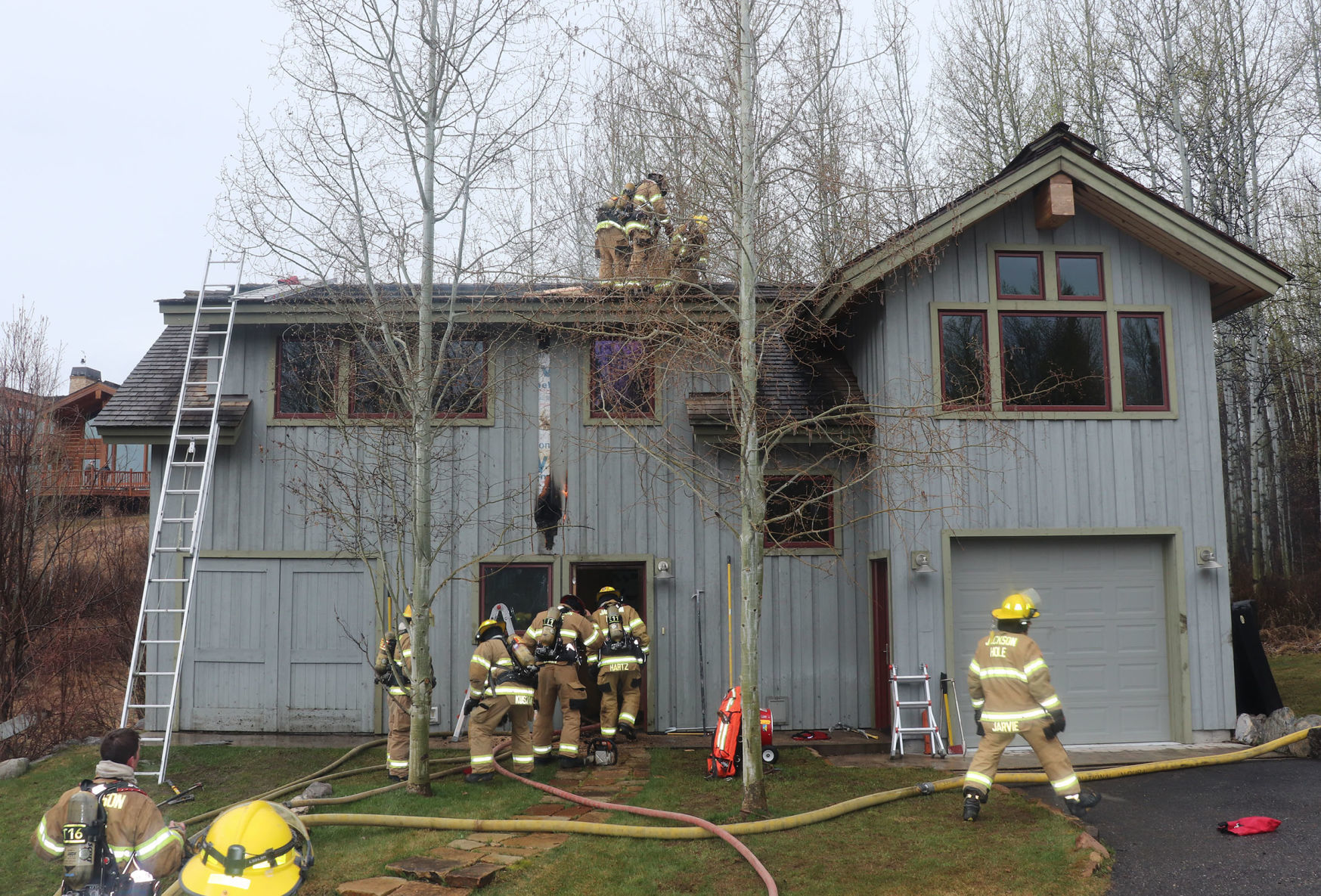 Skyline house fire